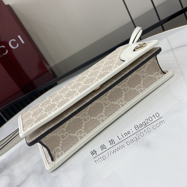 Gucci專櫃古馳最新款Emblem系列肩背包女士斜挎小包 jh2764型號：820688